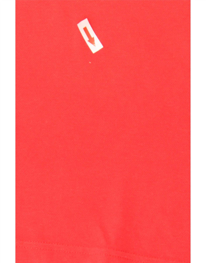 Camisa polo masculina Diadora médio algodão vermelho