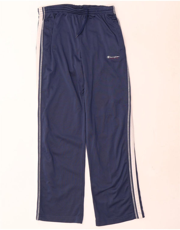 Calça de treino Champion Boys 13-14 anos XL azul marinho colorblock