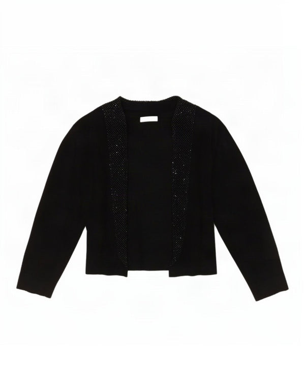Bolero Jumper Feminino Calvin Klein UK 14 Grande Rayon Preto
