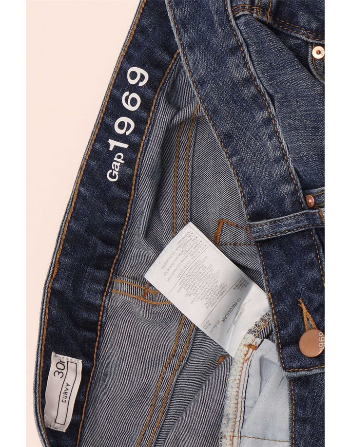 Calça jeans feminina Curvy Bootcut da Gap EUA 10 grande W30 L33 algodão azul