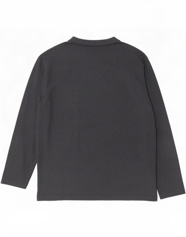 Jack & Jones Top masculino de manga comprida 2XL algodão cinza