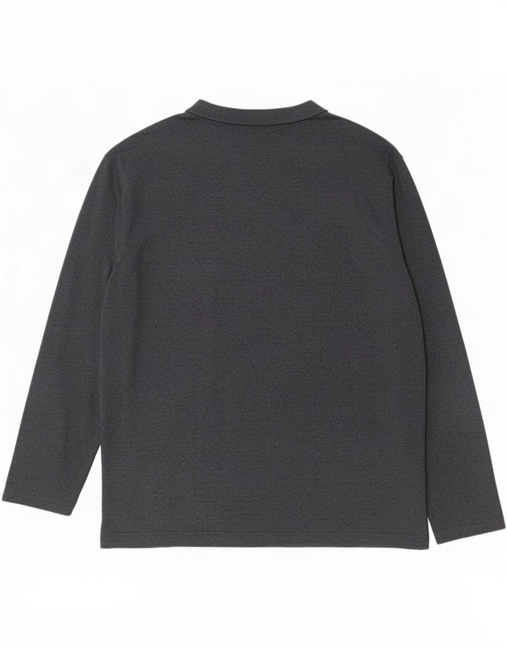Jack & Jones Top masculino de manga comprida 2XL algodão cinza