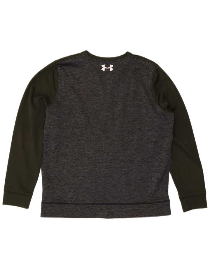 UNDER ARMOUR Suéter feminino Cold Gear Reino Unido 16 grande cáqui