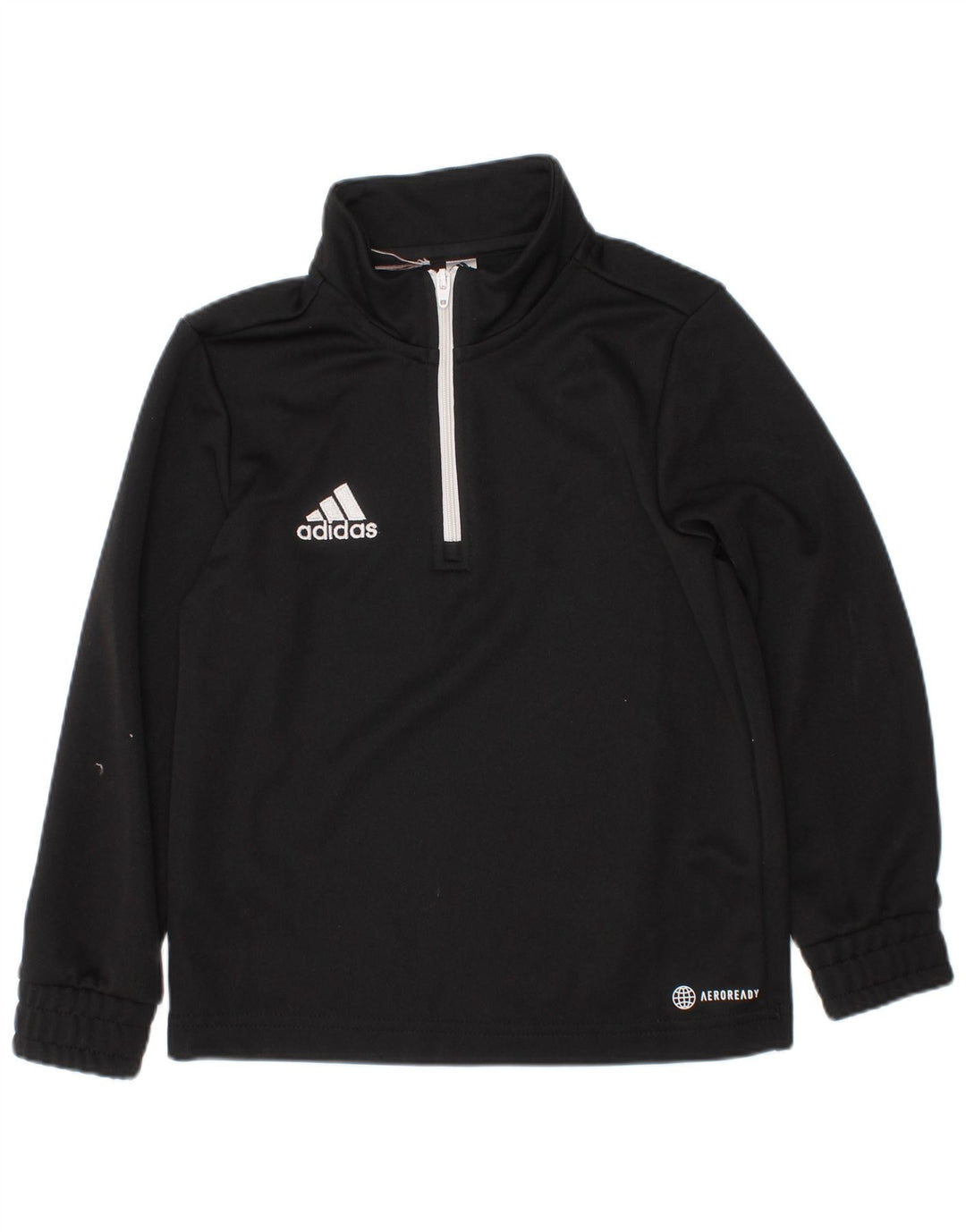 ADIDAS Boys Aeroready Graphic Pullover Treino Top 5-6 Anos Preto
