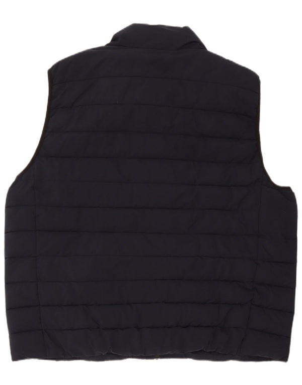Colete acolchoado masculino Calvin Klein UK 44 2XL poliéster azul marinho