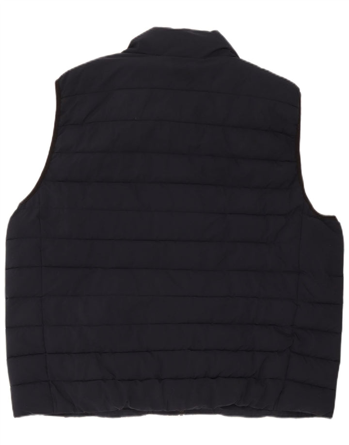 Colete acolchoado masculino Calvin Klein UK 44 2XL poliéster azul marinho
