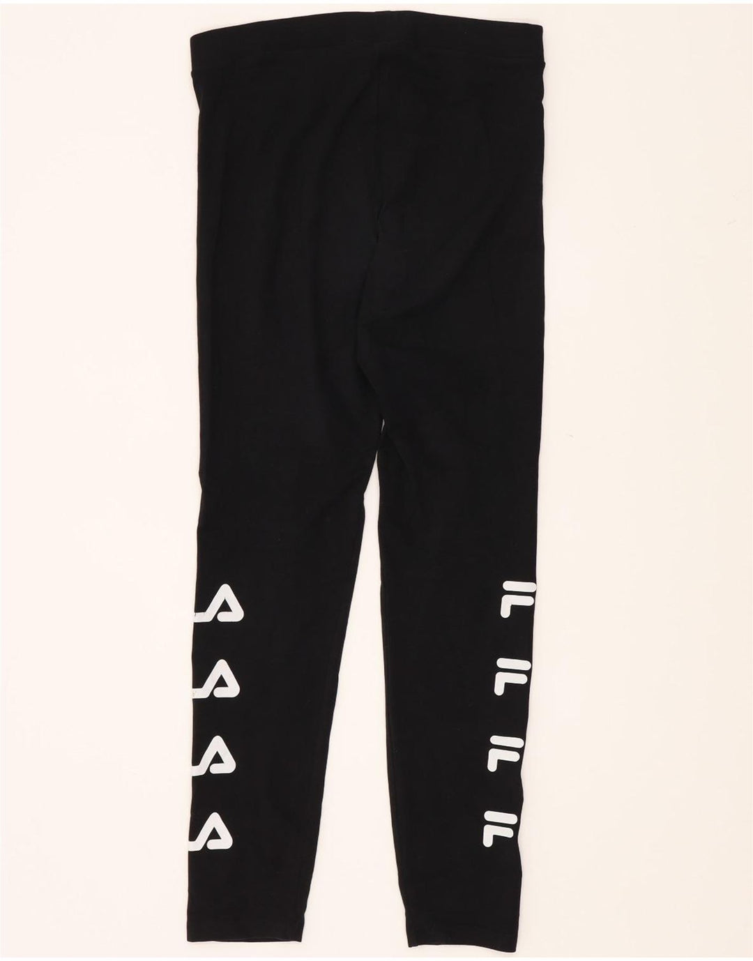 Leggings Fila Feminino UK 12 Médio Algodão Preto