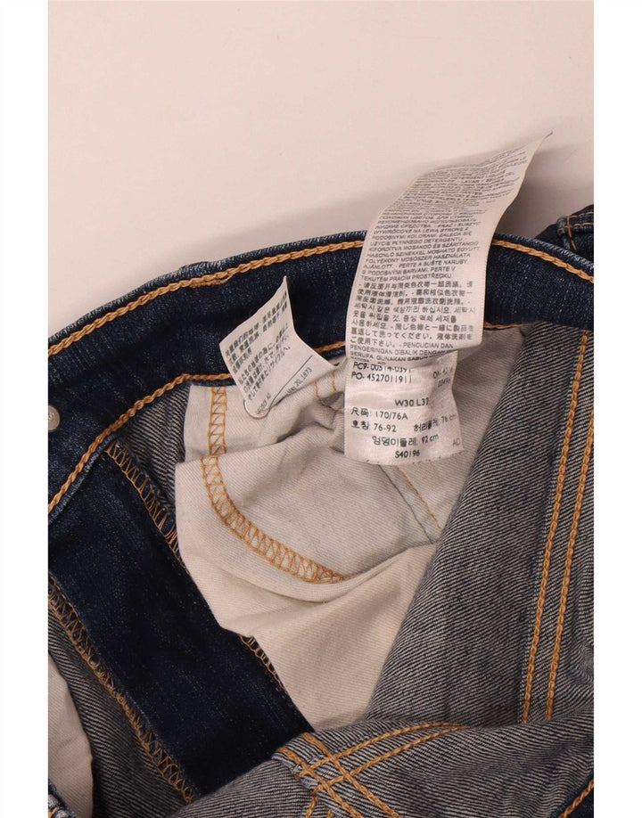Levi's Masculino 514 Straight Jeans W30 L32 Azul Marinho Algodão