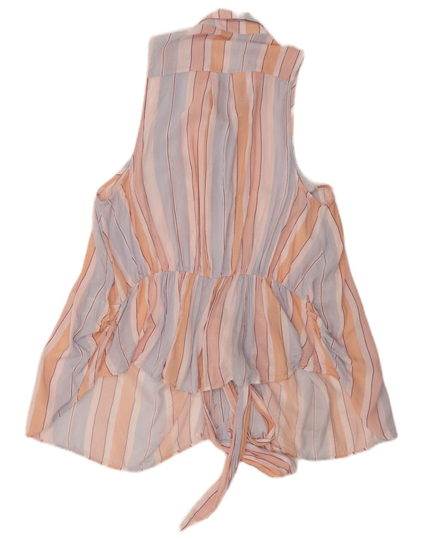 Blusa feminina Free People UK 12 média listrada multicolorida