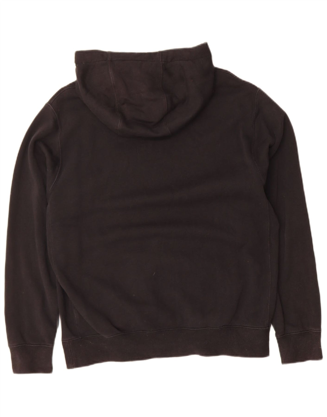 NIKE Mens Hoodie Jumper Médio Algodão Preto