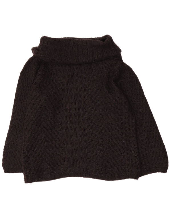 Suéter feminino Armani Jeans manga 3/4 com gola redonda Reino Unido 14 grande preto