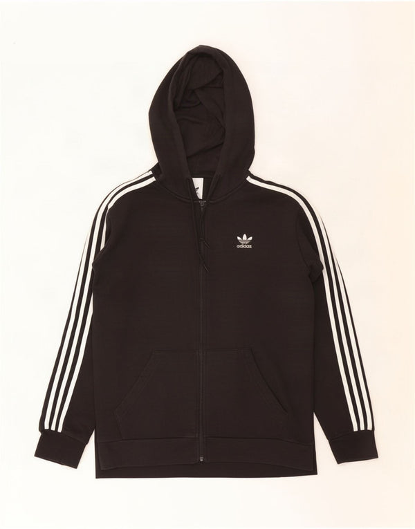 Adidas Mens Hoodie Jumper Médio Algodão Preto