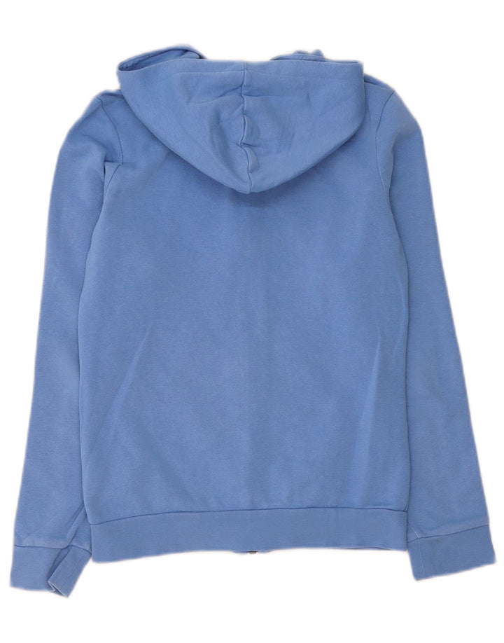 Suéter adidas masculino com capuz e zíper 13-14 anos azul algodão