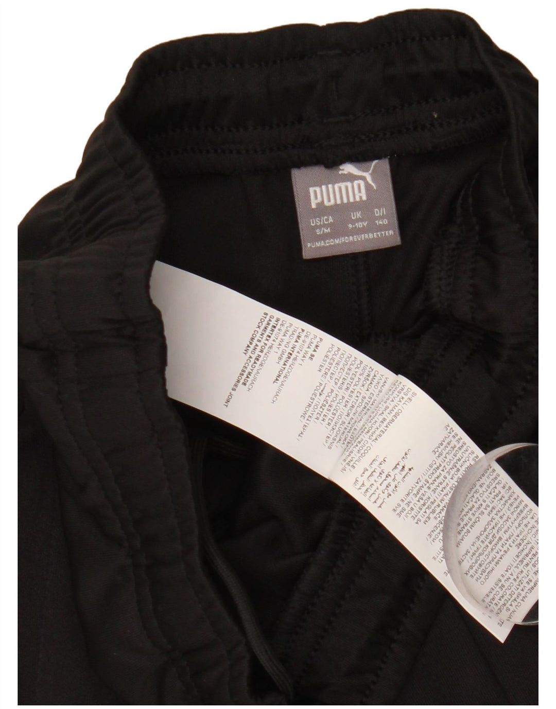 Calças de treino Puma Meninas 9-10 Anos Preto Colourblock Poliéster