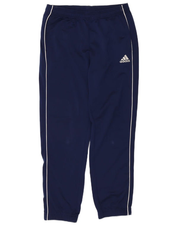 Calças de treino masculinas ADIDAS joggers grandes poliéster azul marinho