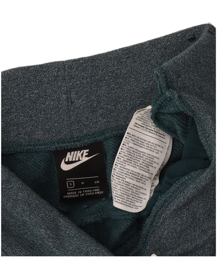 NIKE Mens Sport Shorts Pequeno Algodão Verde