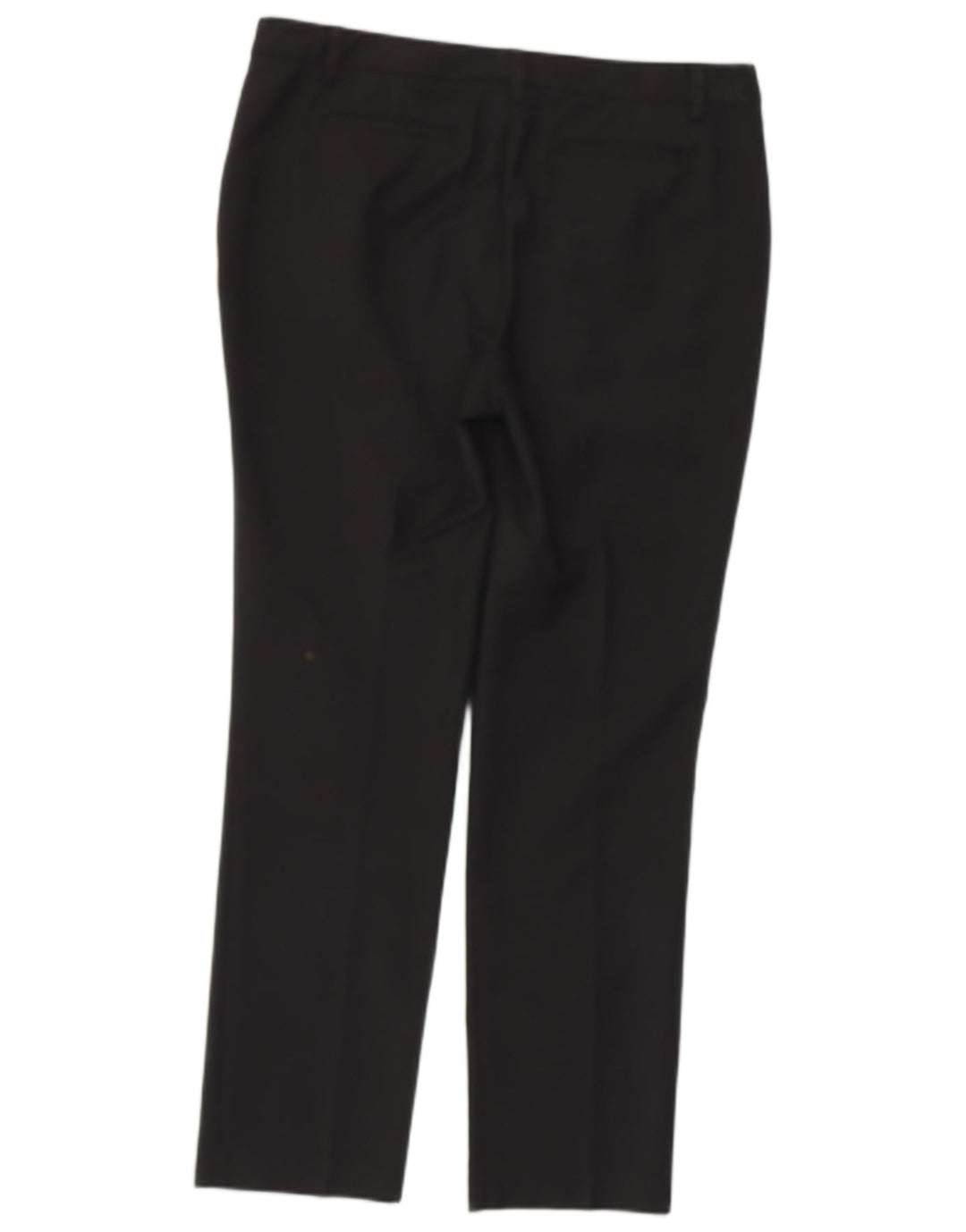 Calça feminina REISS Slim Suit UK 14 grande W33 L27 algodão preto