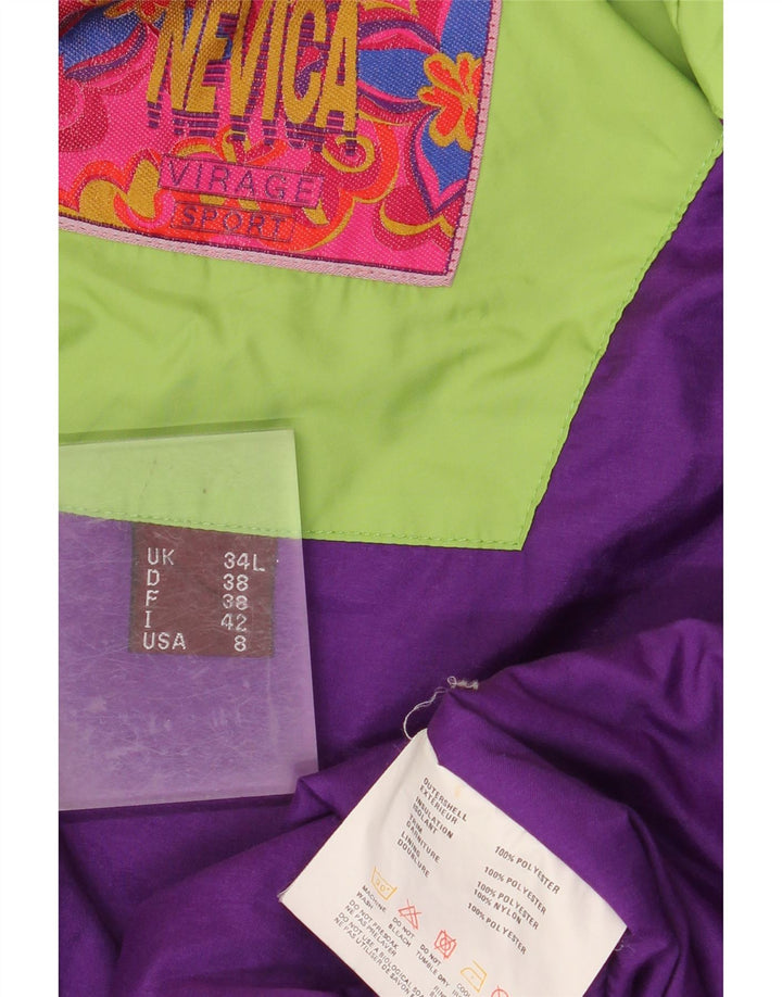 Jaqueta corta-vento feminina grande NEVICA US 8 médio turquesa