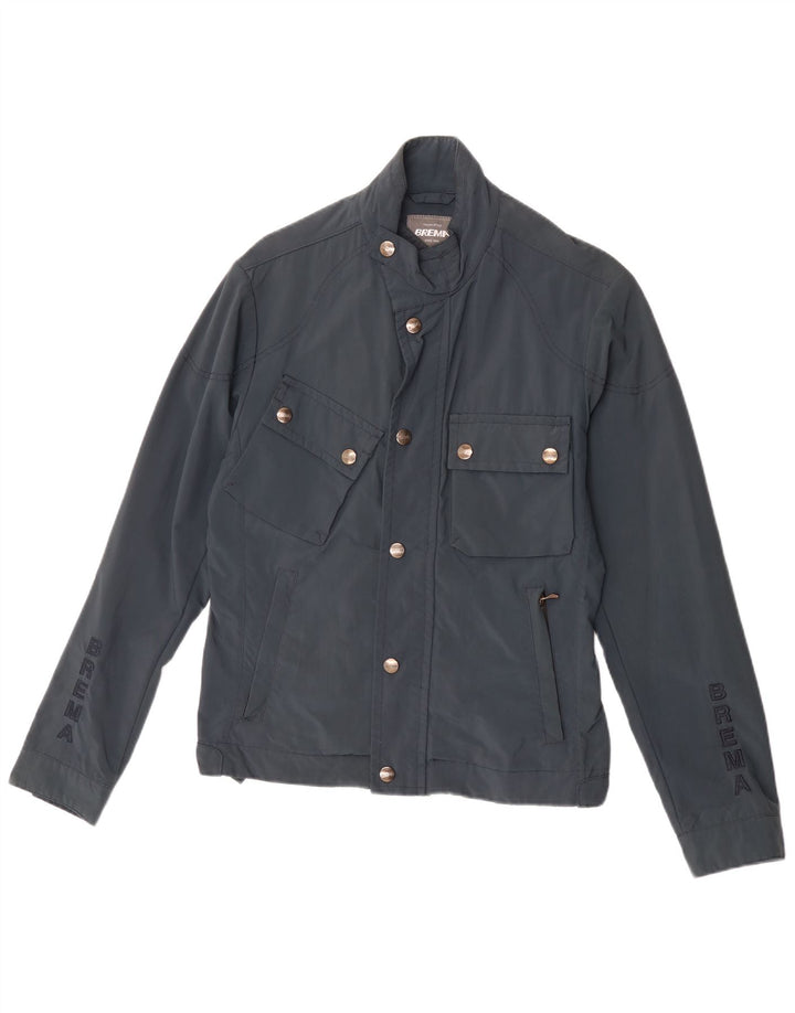 Jaqueta utilitária masculina Brema IT 48 médio azul marinho poliamida