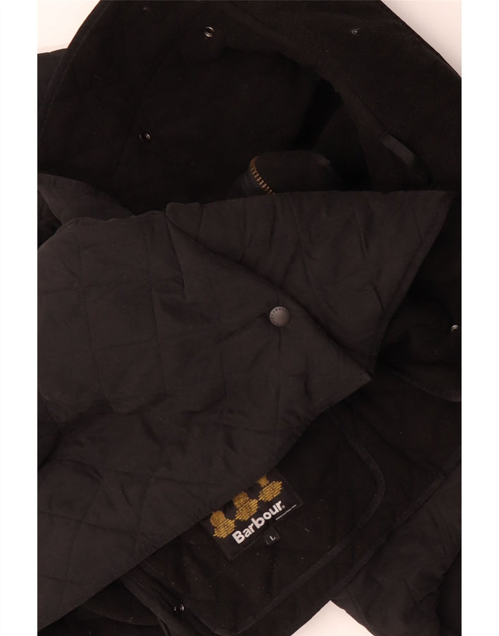 Jaqueta acolchoada masculina BARBOUR UK 40 grande preta