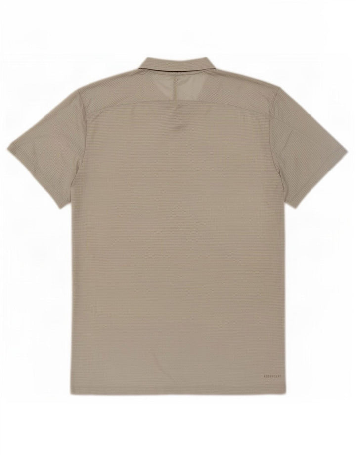 Camiseta Adidas Masculina Aeroready Graphic Top Cinza Médio