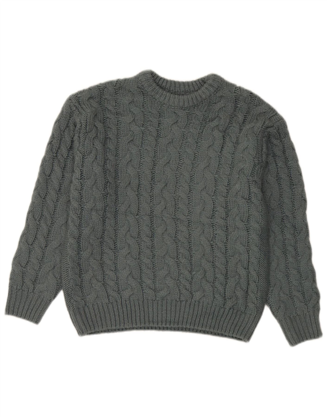 Suéter Zara Girls com gola redonda 9-10 anos cinza
