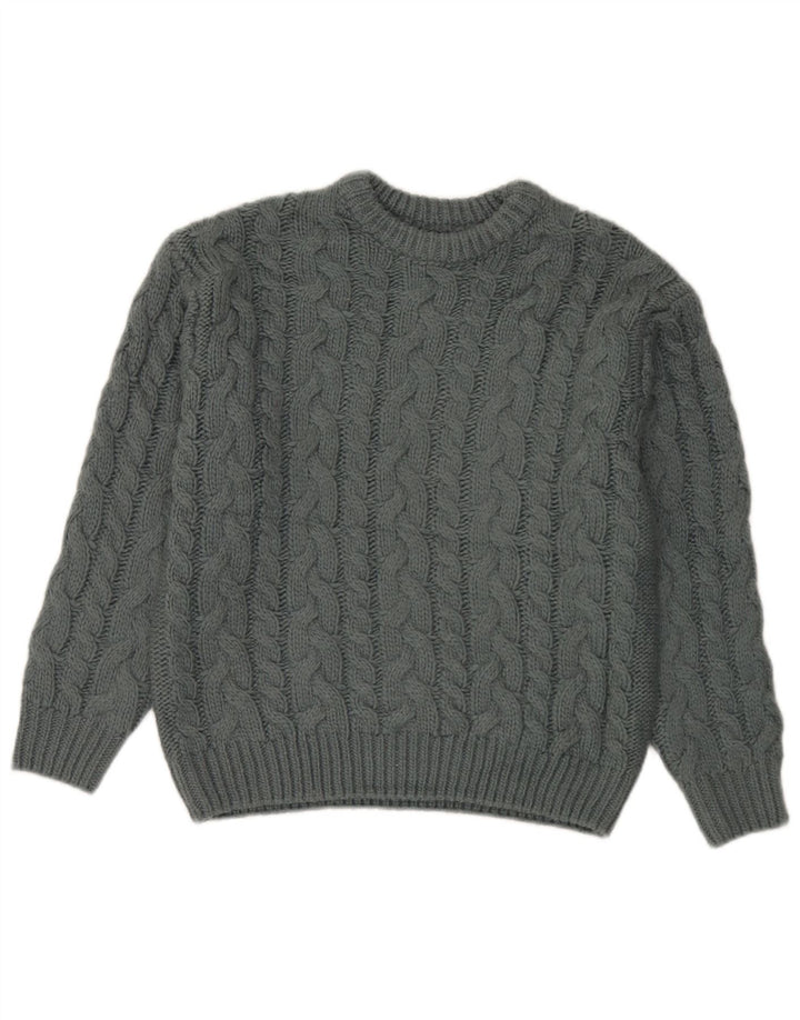 Suéter Zara Girls com gola redonda 9-10 anos cinza
