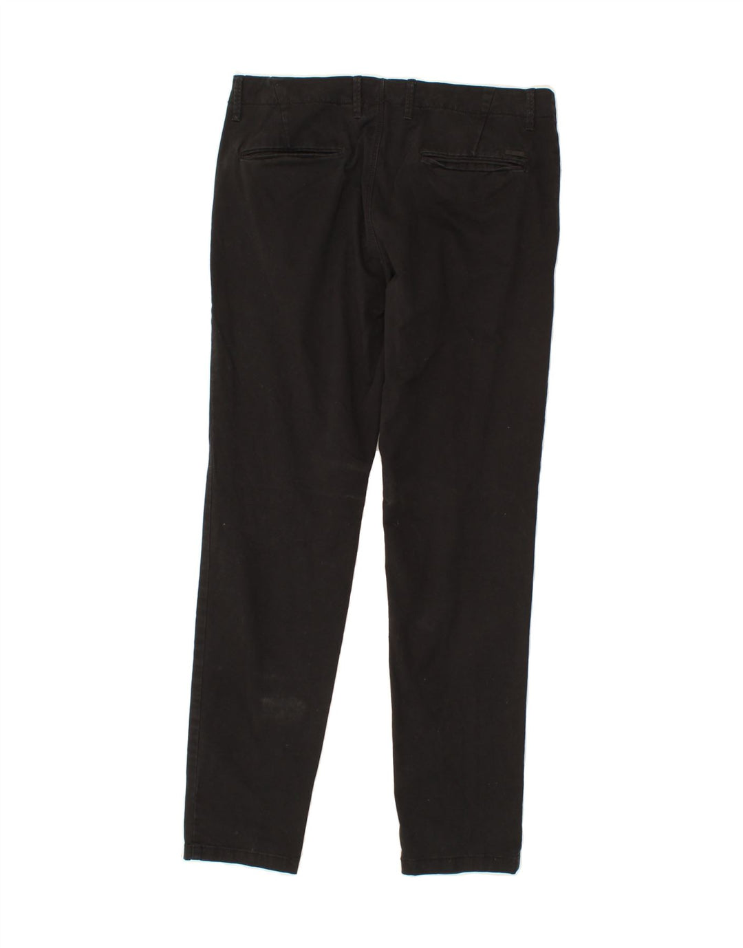 JACK & JONES Mens Slim Chino Trousers W31 L32 Black Cotton Vintage Jack & Jones and Second-Hand Jack & Jones from Messina Hembry 