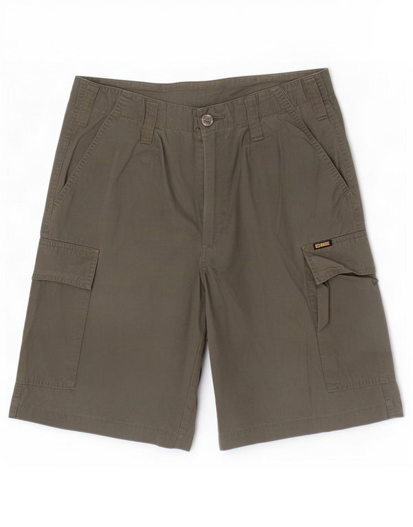 Shorts cargo masculino diesel W30 algodão cáqui médio