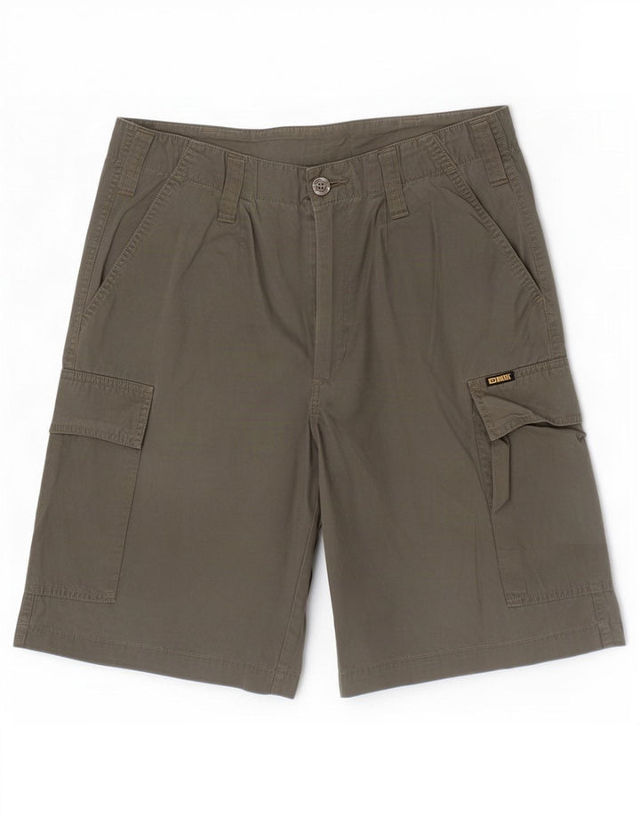 Shorts cargo masculino diesel W30 algodão cáqui médio