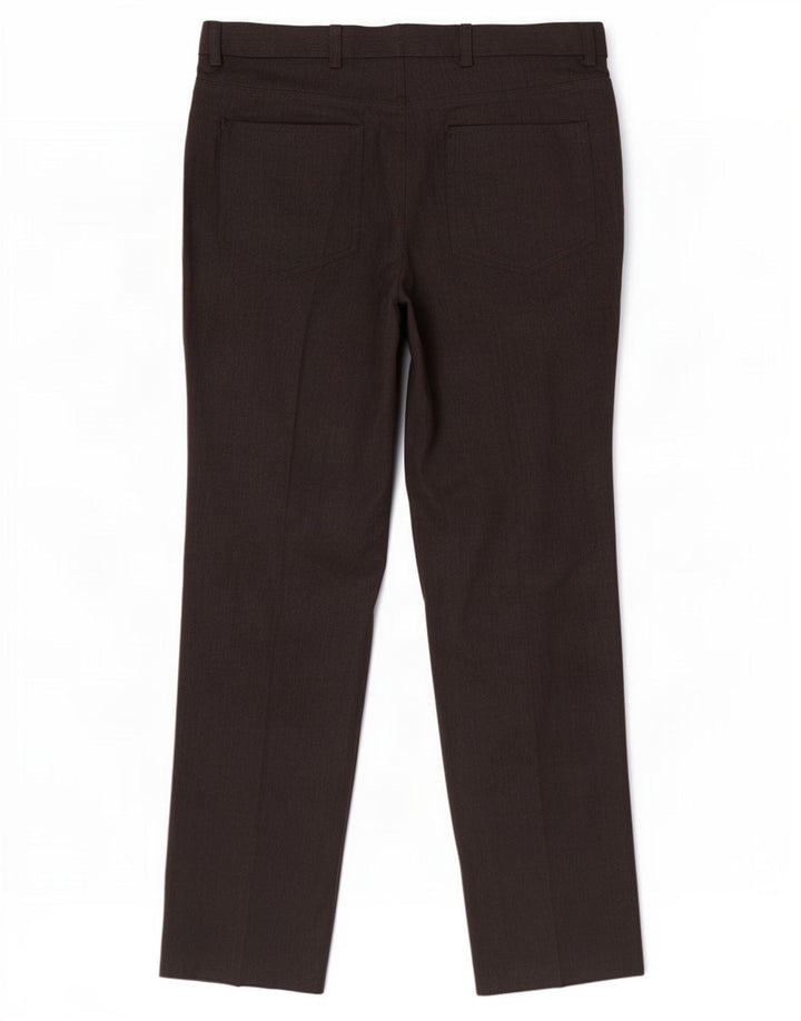 Calça masculina Marks & Spencer Slim Fit W34 L31 Poliéster Preto