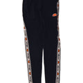 Ellesse Leggings Femininas Gráficas UK 12 Algodão Colourblock Médio Azul Marinho