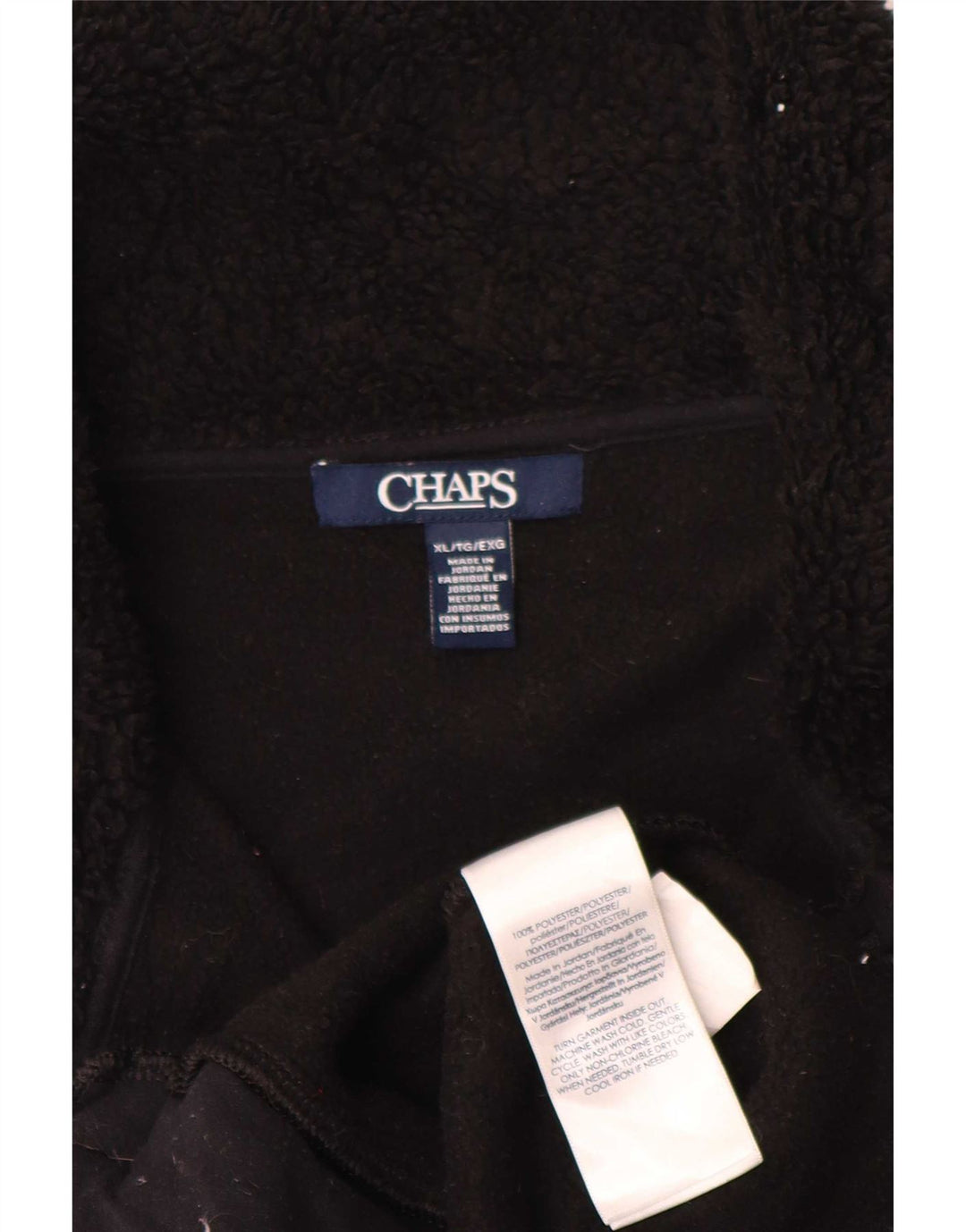 Chaps Womens Fleece Gilet UK 18 XL Poliéster Preto