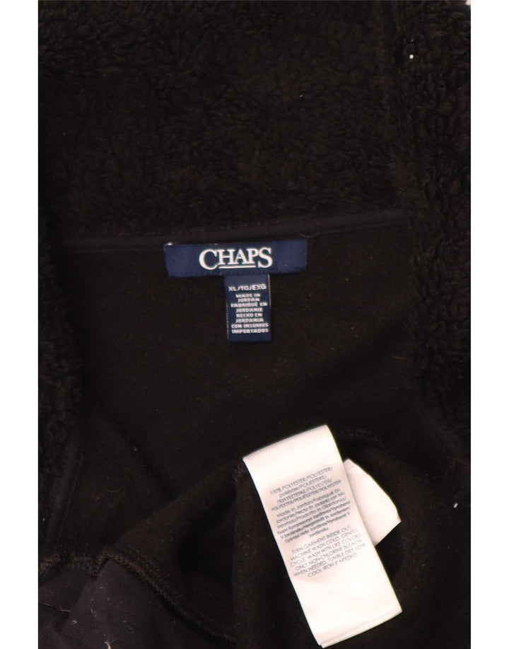 Chaps Womens Fleece Gilet UK 18 XL Poliéster Preto