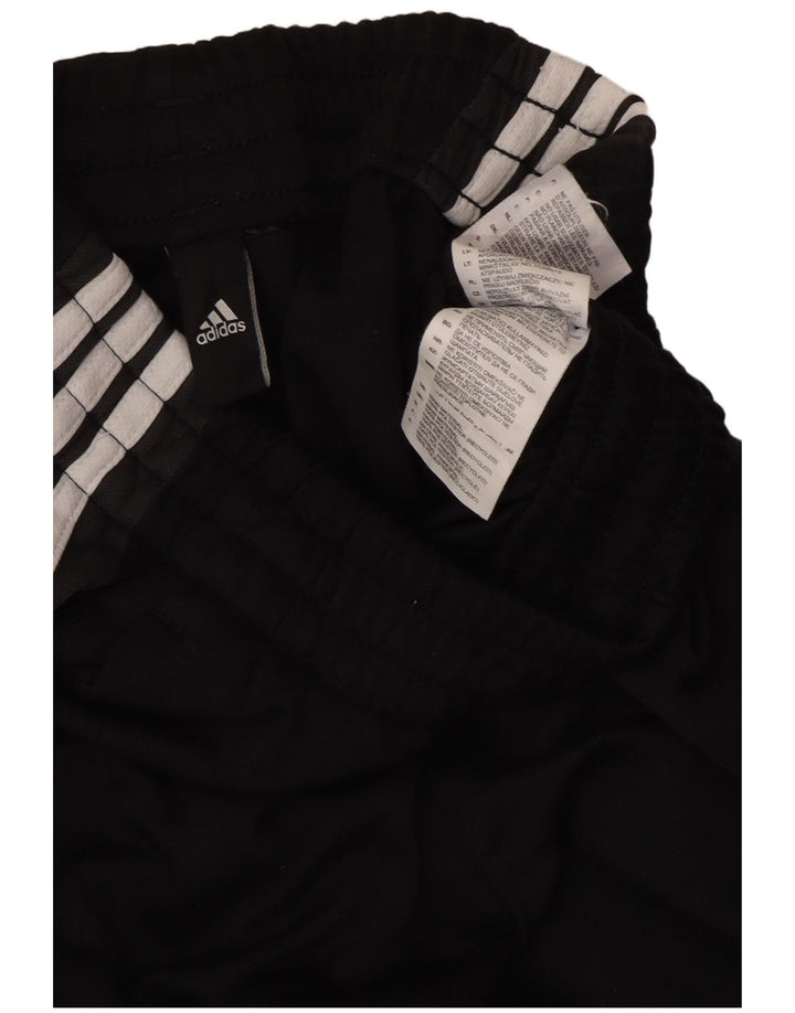 Calças de treino Adidas meninos 11-12 anos poliéster preto