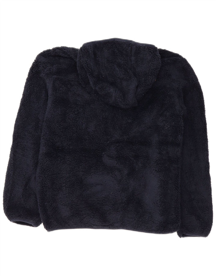 Jaqueta de lã com capuz para meninos EDDIE BAUER 15-16 anos XL azul marinho poliéster