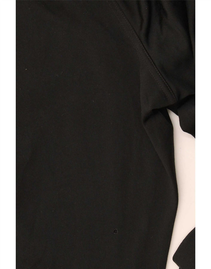 Calças de treino masculinas Adidas UK 40/42 poliéster preto médio
