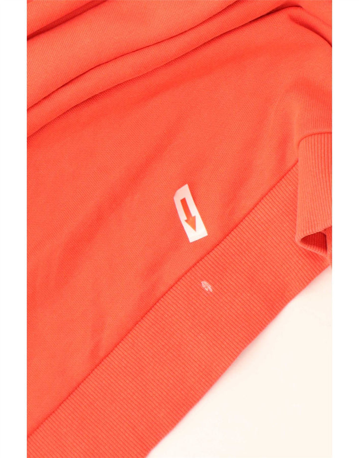 Suéter feminino Marks & Spencer UK 14 grande algodão laranja