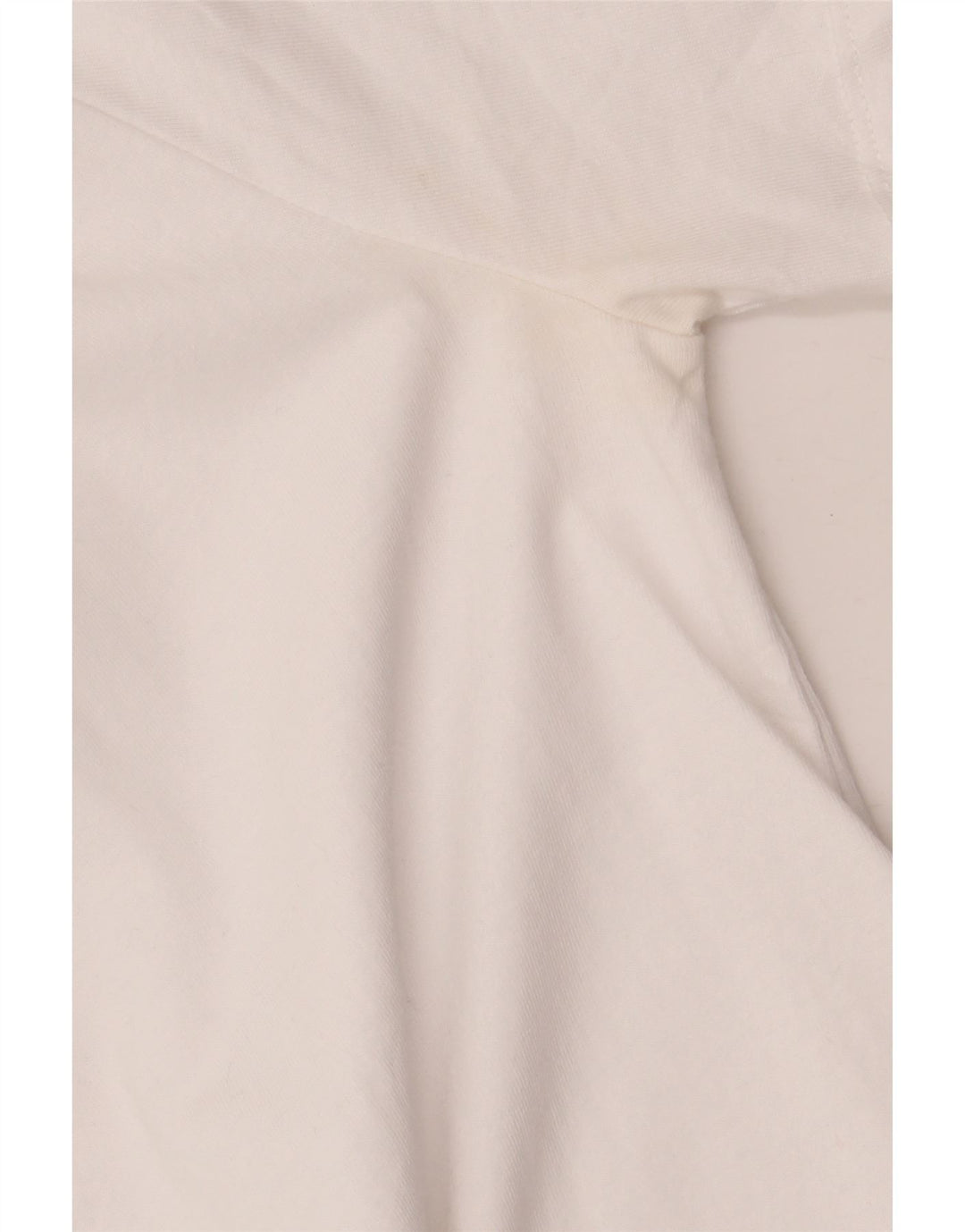 Blusa feminina Zara Top UK 14 grande algodão branco