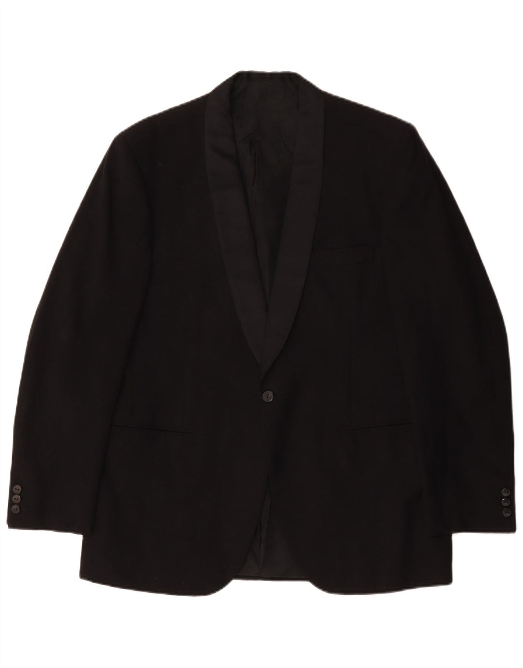 Jaqueta blazer masculina Facis com 1 botão IT 52 XL preta