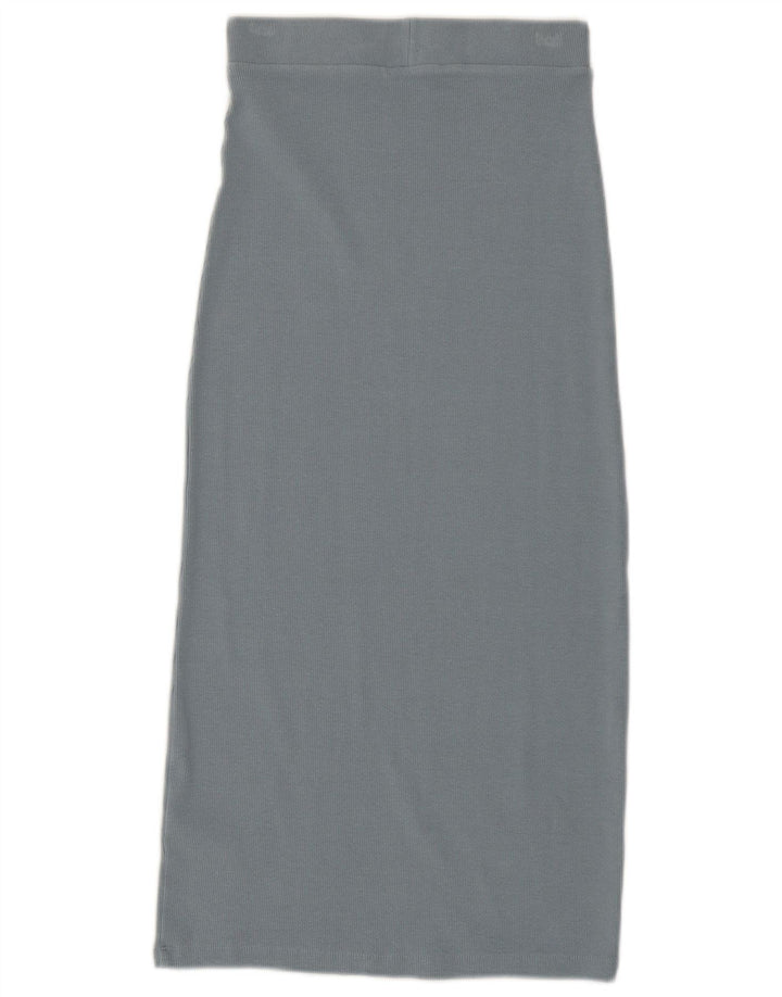 Zara Saia Midi Feminina Cintura Alta Pequena W26 Azul