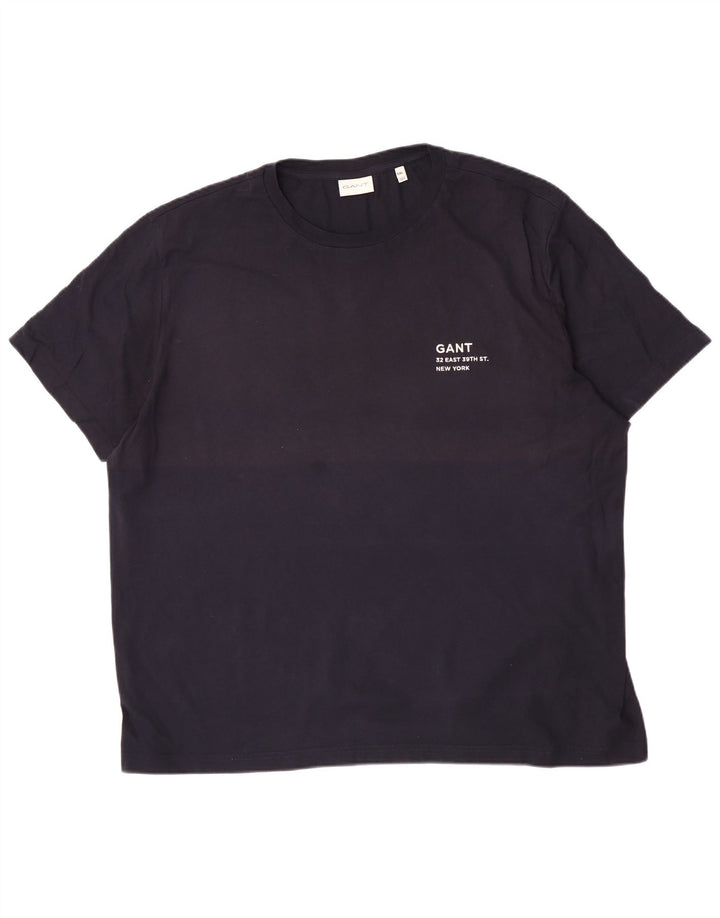 Camiseta masculina Gant Top 5XL azul marinho