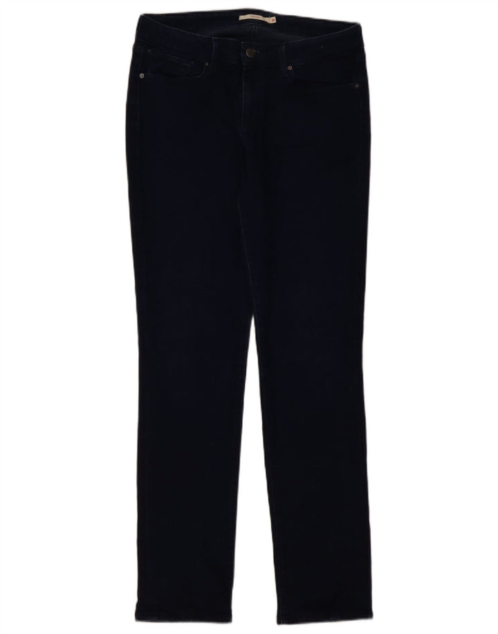 LEVI'S Feminino 712 Slim Jeans W31 L32 Azul Algodão