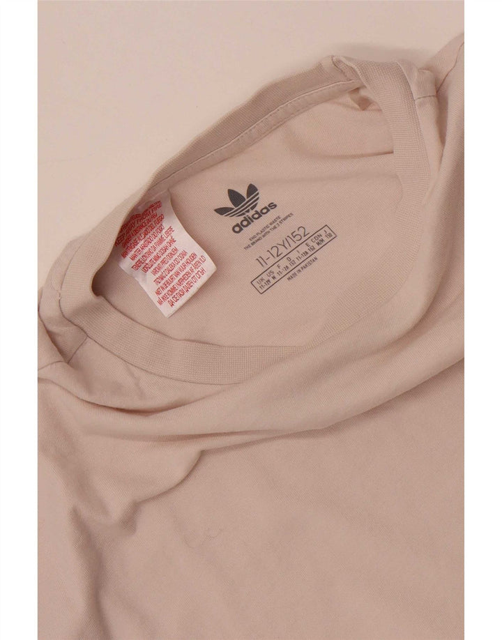 Camiseta Adidas Meninos 11-12 Anos Branco