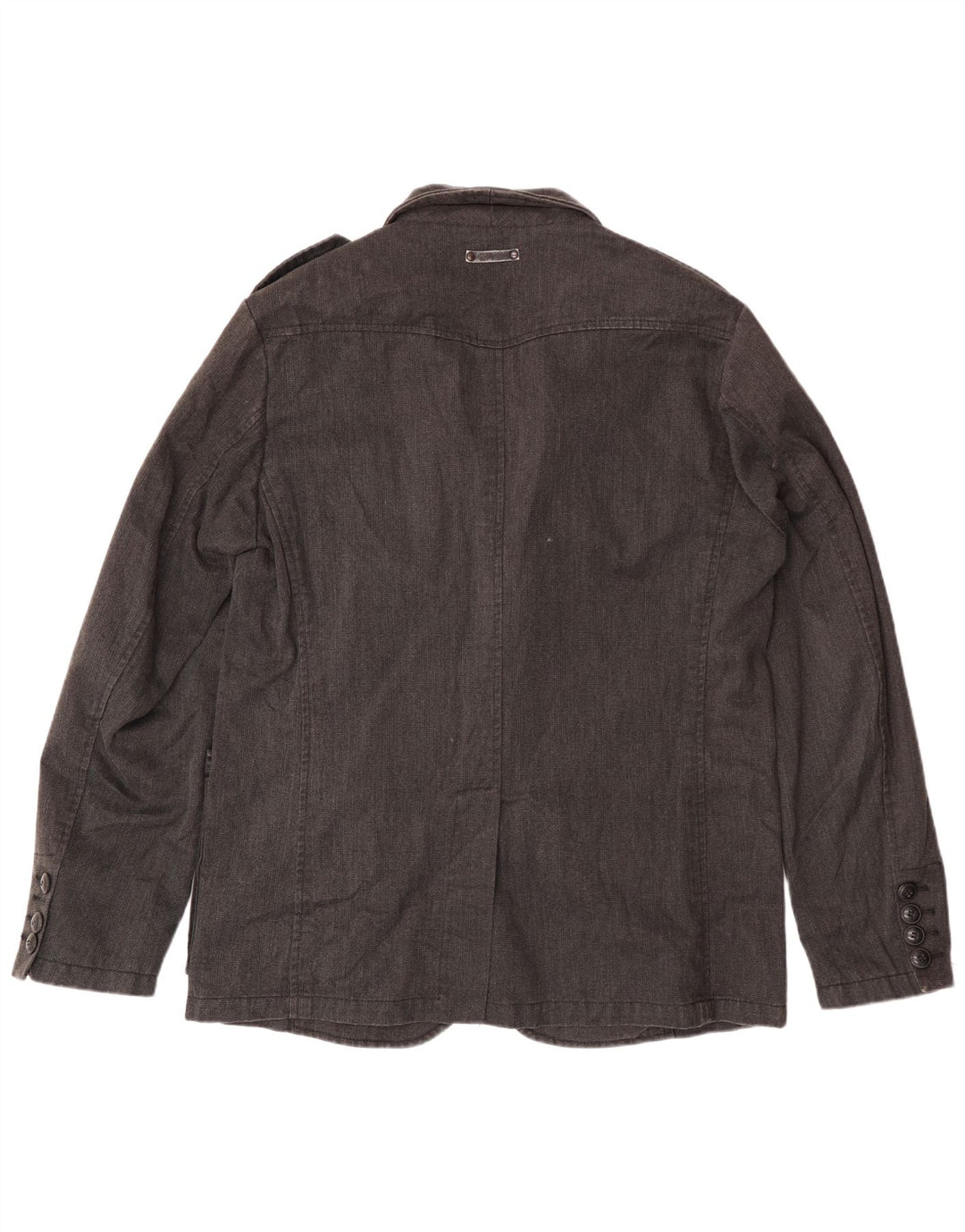 Jaqueta utilitária masculina Marlboro Classics EU 50 grande algodão preto