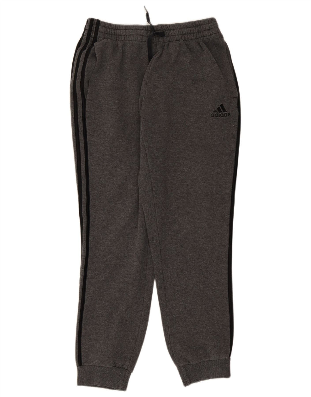Calça de treino masculina Adidas Joggers cinza médio algodão