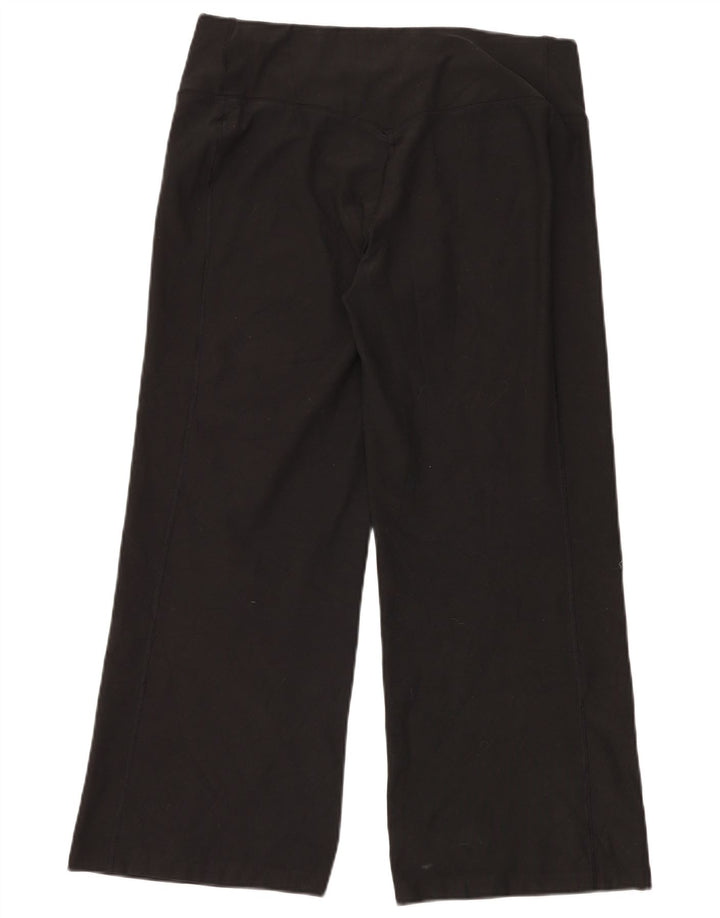 Calça de treino feminina NIKE Dri Fit UK 16 grande poliéster preto