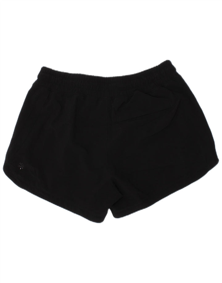 Shorts esportivos femininos ATHLETA 11-12 anos grande poliéster preto