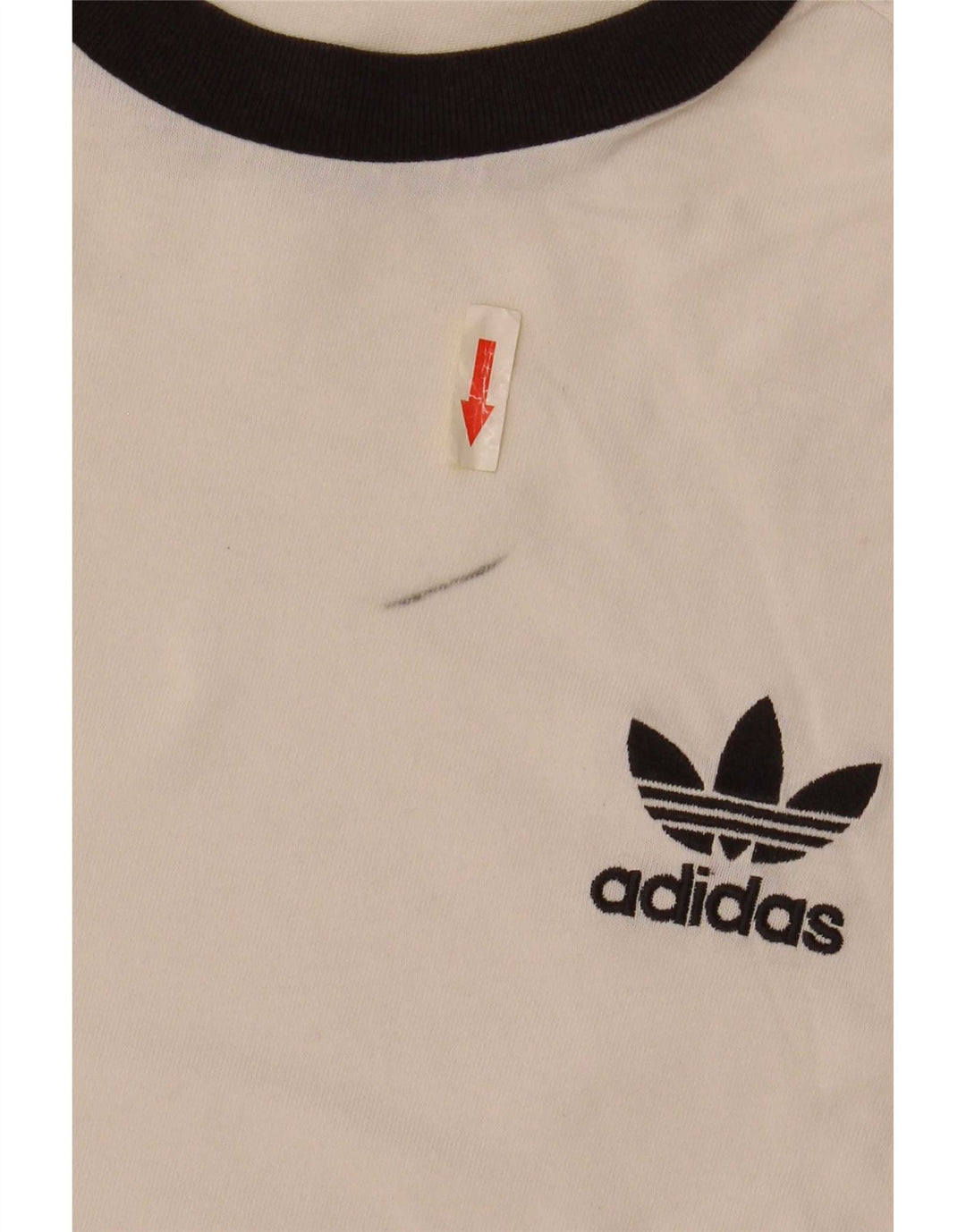 Adidas Mens Camiseta Top Médio Branco