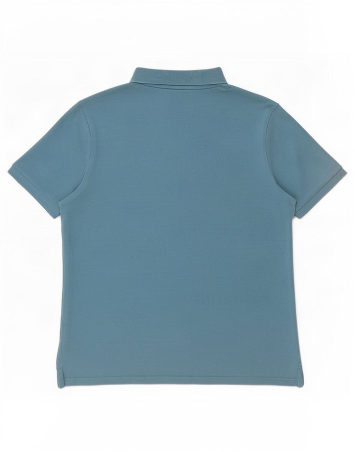 Camisa polo masculina Nike grande algodão azul